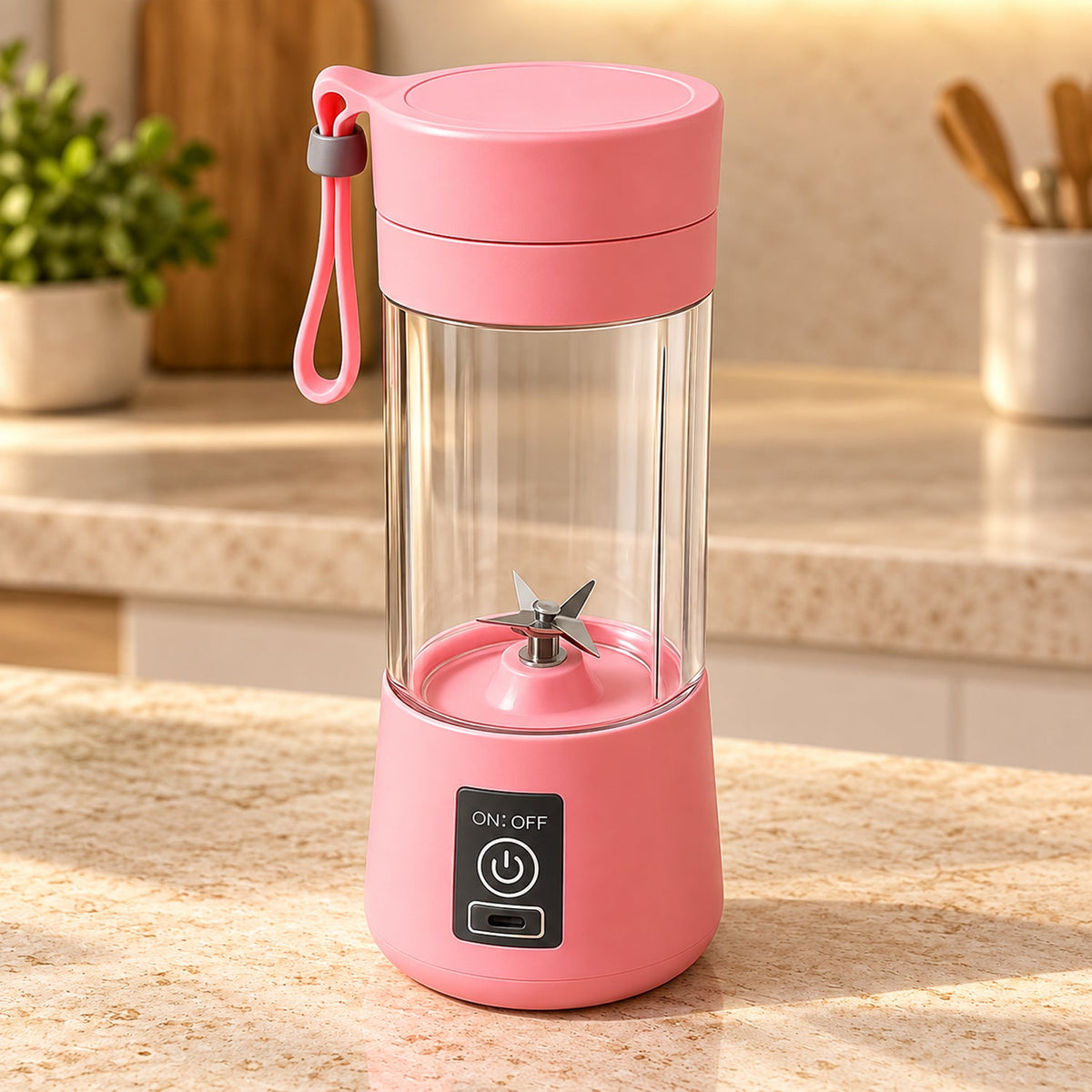 Portable USB Electric Juicer – 6-Blade Blender & Shaker | Chef’s Embrace