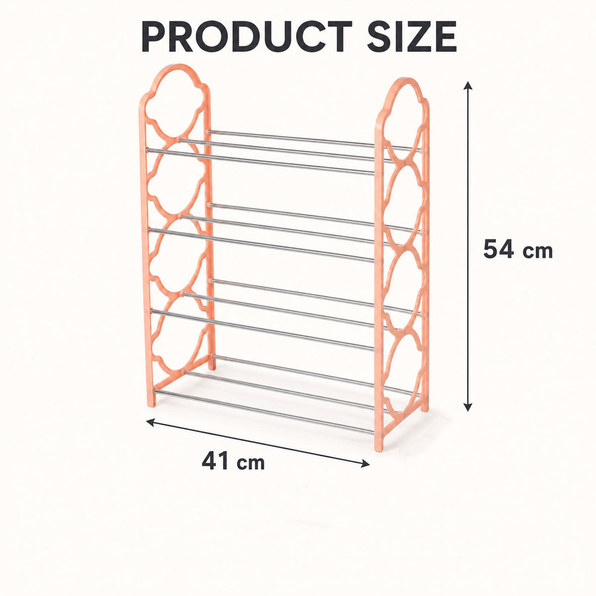 Folding Shoe Rack – 4-Layer Space Saver | India