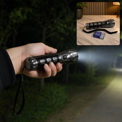 LED Hand Torch – Aluminium, Rubber Grip | Indo Glow