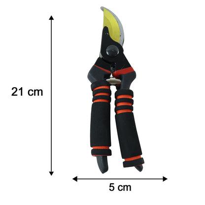 Heavy duty pruning shears size reference